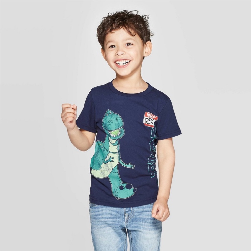 Disney toy story 4 Rex short sleeve t-shirt NWT.